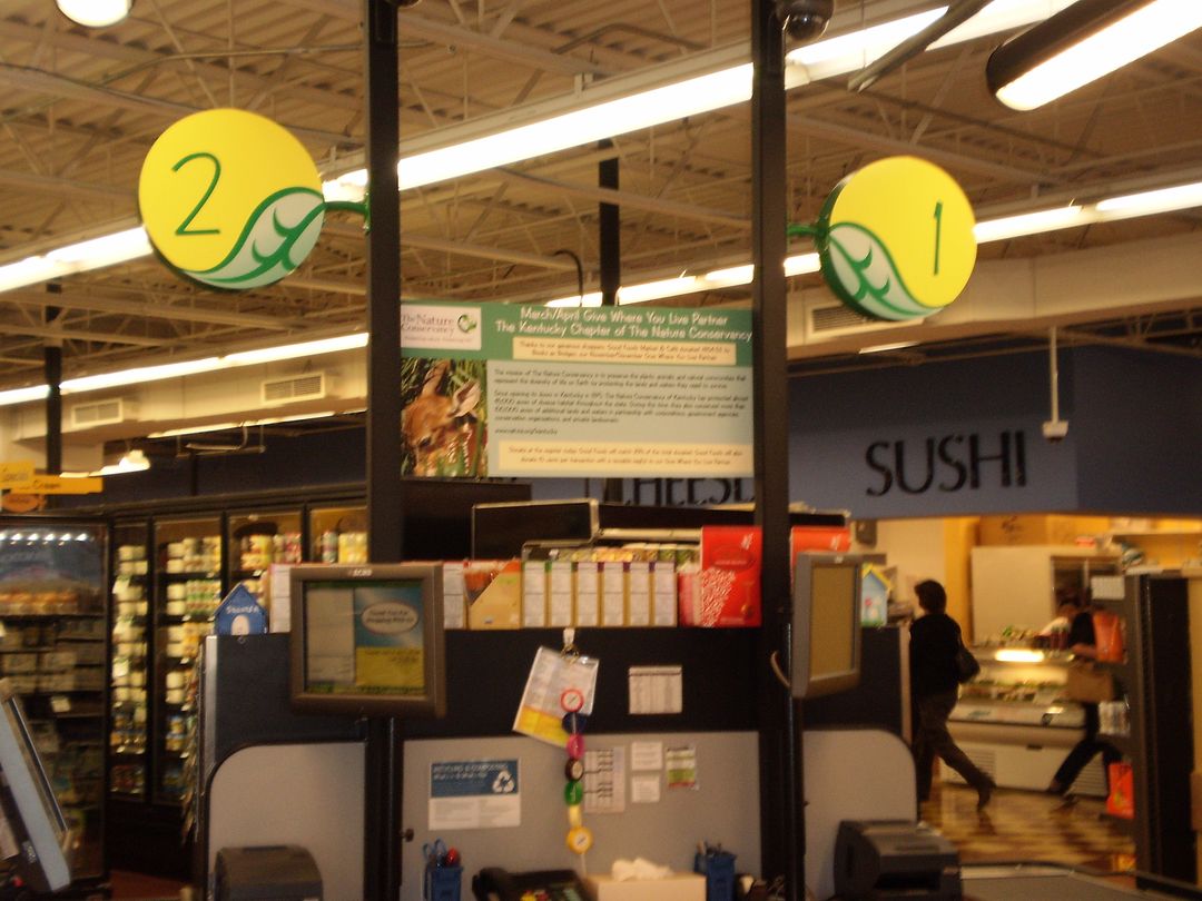 check out lights for grocery stores